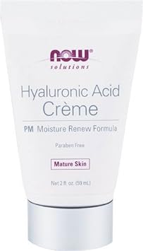 NOW Foods Solutions, Hyaluronic Acid PM Creme, 2   (59 )