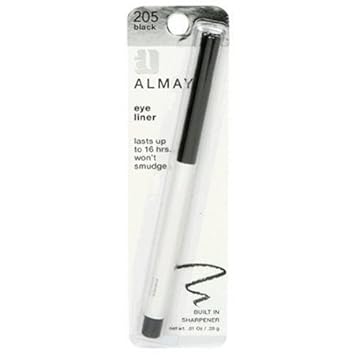 Almay Eyeliner Pencil, Black [205], 0.01  (Pack of 2)