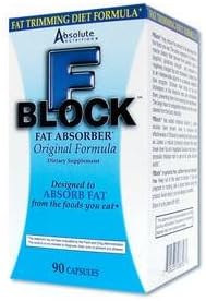 Absolute Nutrition FBlock Xtra Fat Absorber, Diet Formula, 90 Capsules0.16 Ounces
