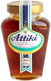 Attiki - Greek Honey 8 oz JAR : Grocery & Gourmet Food