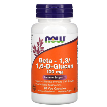 NOW Foods, Beta-1,3/1,6-D-Glucan, 100 mg