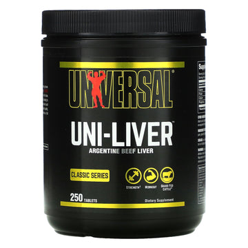 Universal Nutrition, Classic Series, Uni-Liver, Argentine Beef Liver Tablets