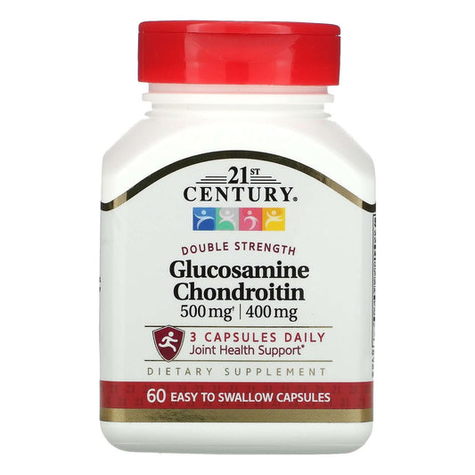 21st Century, Glucosamine / Chondroitin, Double Strength, 500 mg / 400 mg