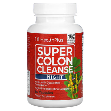 Health Plus, Super Colon Cleanse, Night Capsules