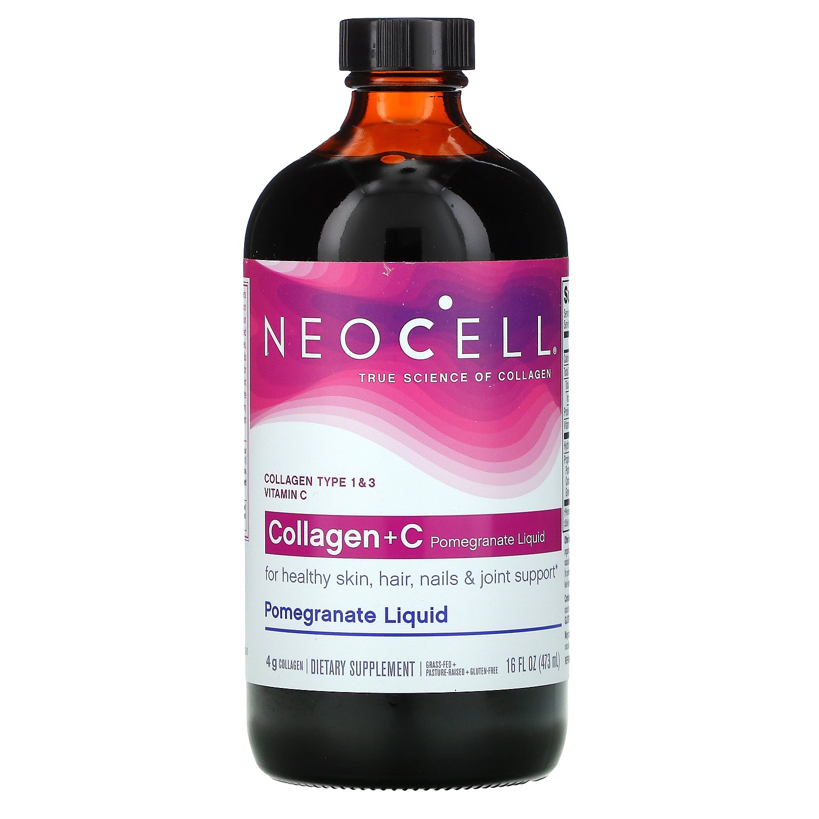 Neocell, Collagen + C Pomegranate Liquid, 4 g