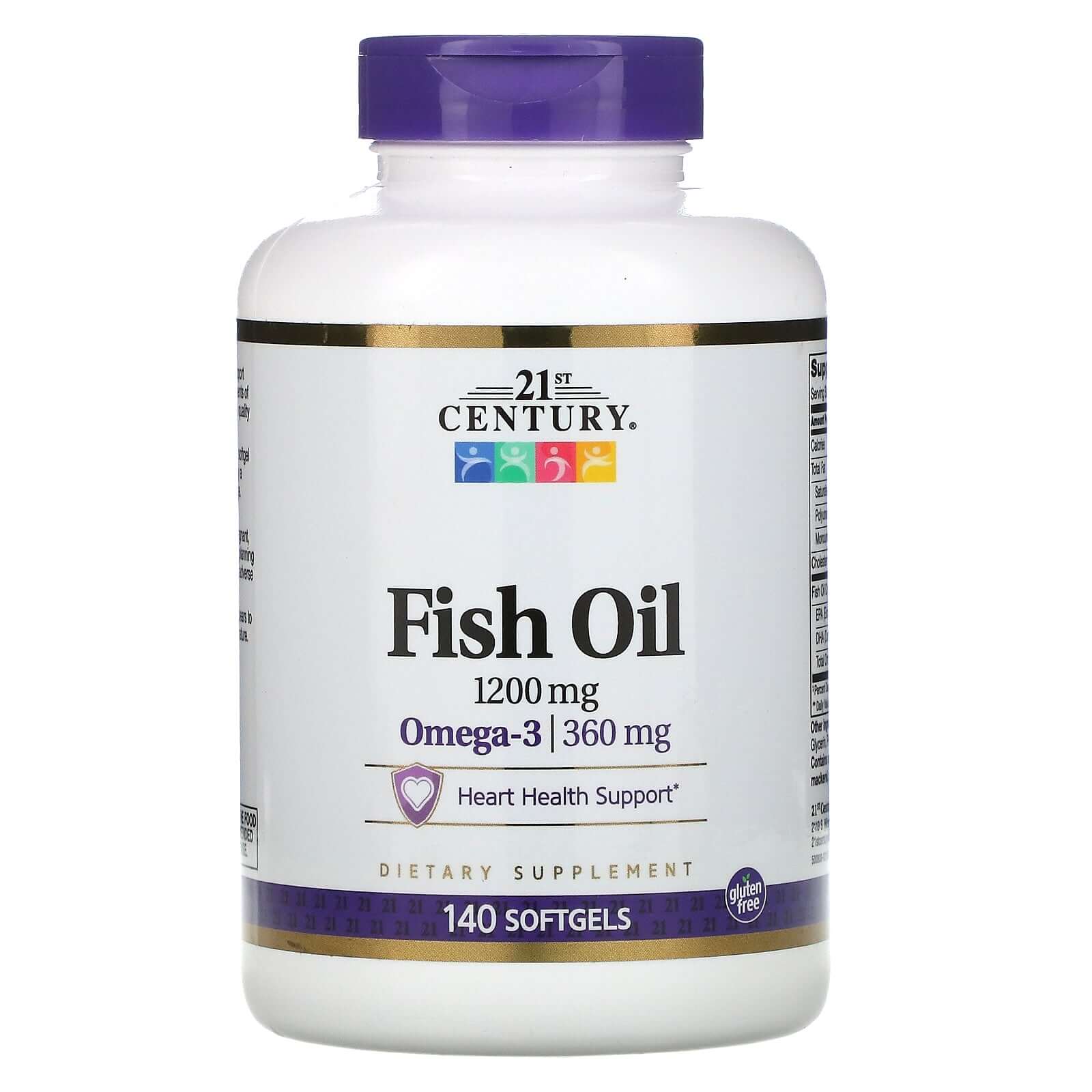 21st Century, Fish Oil, 1,200 mg, Softgels