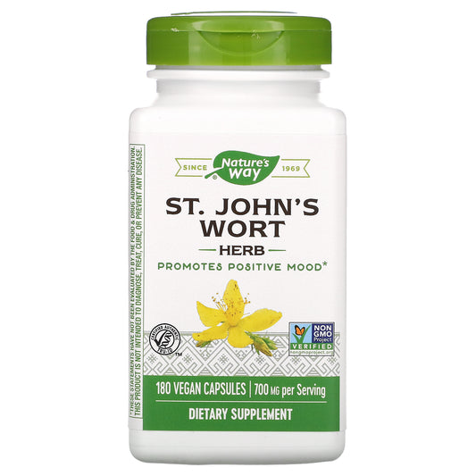 Nature's Way, St. John's Wort Herb, 350 mg, Vegetarian Capsules