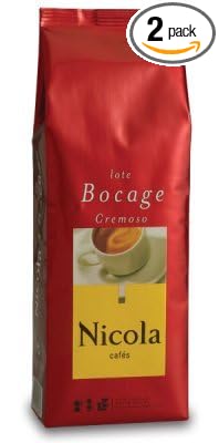 NICOLA Portuguese Ground Coffee (Espresso Grind) BOCAGE (Creamy)  /  (Pack of 2)