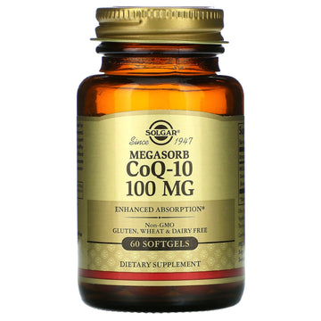 Solgar, Megasorb CoQ-10, 100 mg Softgels