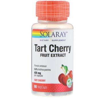 Solaray, Tart Cherry Fruit Extract, 425 mg VegCaps