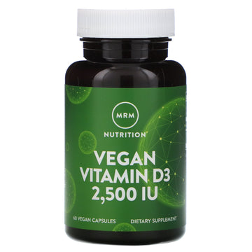 MRM, Nutrition, Vegan Vitamin D3, 2,500 IU, Vegan Capsules