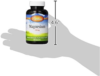 Carlson Magnesium 350 mg, Heart and Muscle Health, 90 Capsules