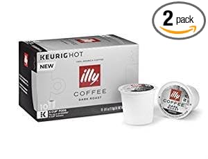 illy K-Cup Pods 2 Boxes of 10 K-cups (Dark Roast)