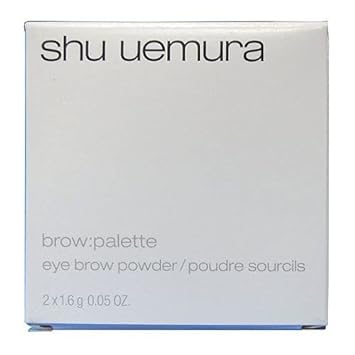 Shu Uemura Brow Palette for Women Eyebrow Powder, Walnut Brown/Acorn, 2 Count