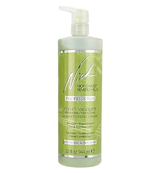 Nick Chavez Beverly Hills Velvet Mesquite Hydrating Thickening Conditioning Creme for Thicker and Smoother Hair - Premium Moisturizing Styling Creme, Hair Conditioner - 32
