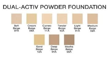 Dual Active Powder Foundation (Light Beige)