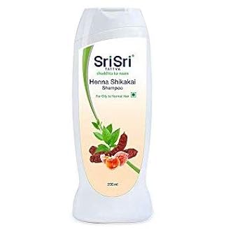 Sri Sri Tattva Henna Shikakai Shampoo 200  (Pack of 3)