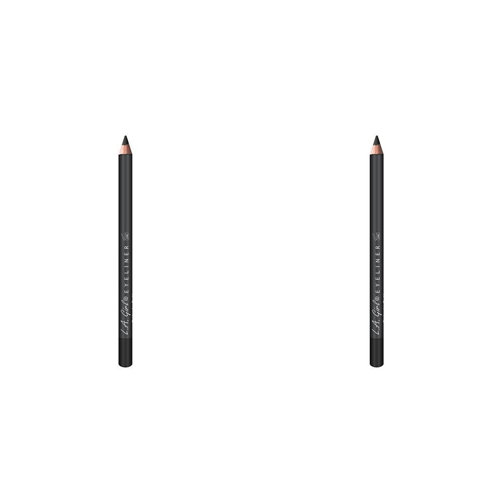 L.A. Girl Eyeliner Pencil, Black, 0.04  (Pack of 2)