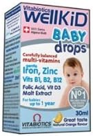 Vitabiotics Wellkid Baby Drops X 3 Pack