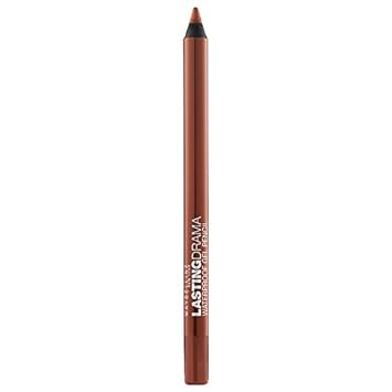 Maybelline New York Eyestudio Lasting Drama Waterproof Gel Pencil, Striking Copper, 0.037