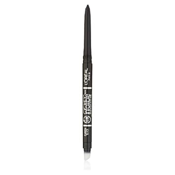 L'Oreal Infallible Never Fail Eyeliner, Carbon Black [591], 0.008  (Pack of 2)