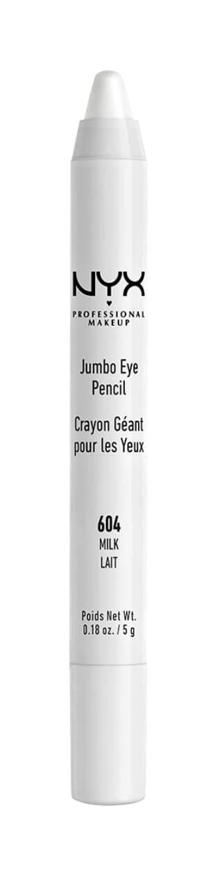 2 NYX Jumbo Eye Pencil - Set (604,601)Milk,Black Bean