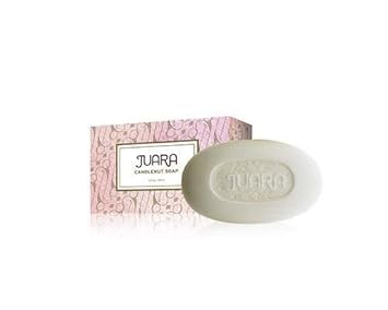 Juara - Candlenut Bar Soap | Lather on Hands, Body | Safely Cleanses | Gently Softens | Deeply Moisturizes | Pure Ingredients | Cruelty Free, Paraben & Sulfate Free | 4.2  (1 Single Bar)