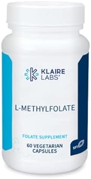 Klaire Labs L-Methylfolate - 1000 Mcg Folate Highly Bioavailable, Hypo