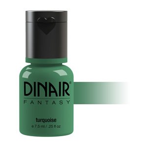 Dinair Airbrush Makeup - Fantasy Bright Colors 4 Face & Body Art - TURQUOISE .27
