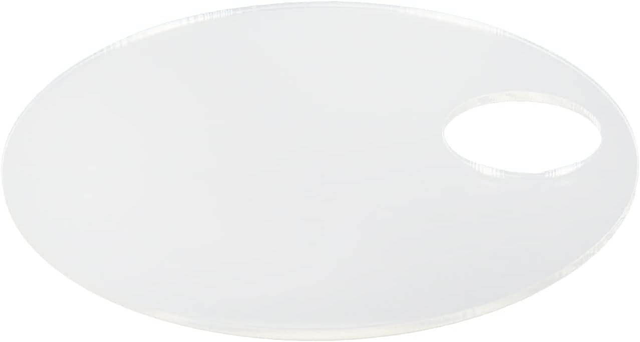 Mcredy 5 PCS Makeup Palette Without Spatula,3.93 Inch Acryli