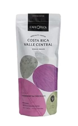 CAFEOTECA Specialty Whole Bean Coffee Costa Rica Single Origin from Central Valley Region Cup of Excellence Grade of 100% Medium Roast Coffee bag