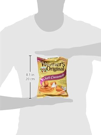 WERTHER'S ORIGINAL SOFT CARAMELS 4.51oz PACKAGE