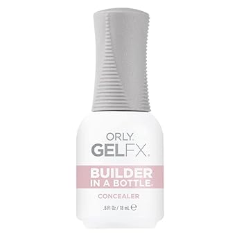 Orly GelFX Builder in a Bottle with built in Guardian Brush - Concealer, Infused with Vitamins A +E and Pro Vitamin B5…
