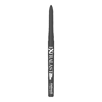 FARMASI Extralast Eye Pencil, Waterproof, Fade-Proof Eye Makeup, Long Lasting Eyeliner, with Its non-owing, non-Smudge Proof, 0.04  / 1.14 g (Black)