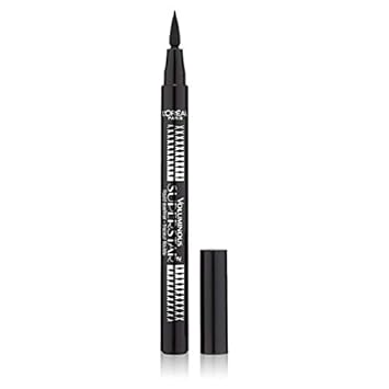 L'Oreal Paris Voluminous Superstar Liquid Eyeliner Pen, Black [202] 0.056  (Pack of 4)
