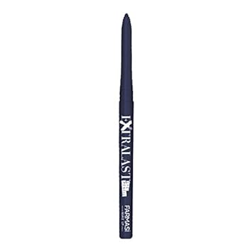 FARMASI Extralast Eye Pencil, Waterproof, Fade-Proof Eye Makeup, Long Lasting Eyeliner, with Its non-owing, non-Smudge Proof, 0.04  / 1.14 g (Dark Blue)