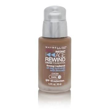 Maybelline Instant Age Rewind Cream Foundation SPF 18 Cocoa 