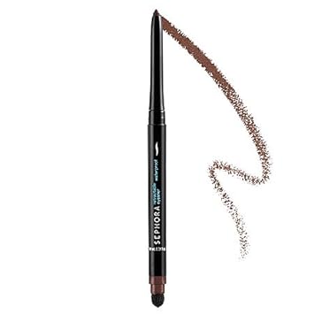 SEPHORA COLLECTION Retractable Waterproof Eyeliner 08 Brown, Cream