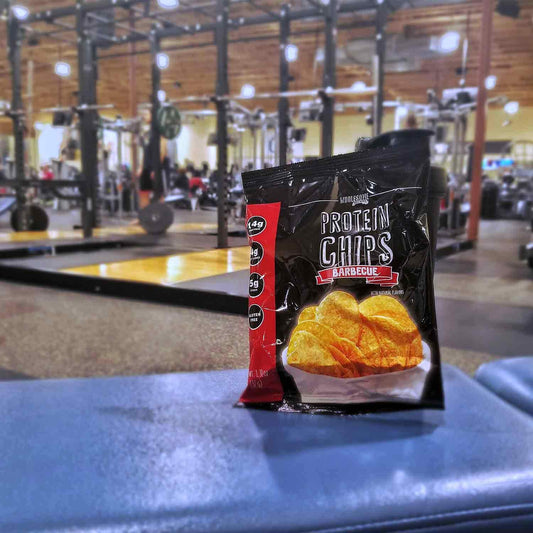 Protein Chips, 14g Protein, 3g-4g Net Carbs, Gluten Free, Keto Snacks, Low Carb Snacks, Protein Crisps, Keto-Friendly, Made in USA (Barbecue)