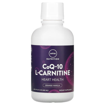 MRM, CoQ-10 L-Carnitine Liquid, Orange-Vanilla