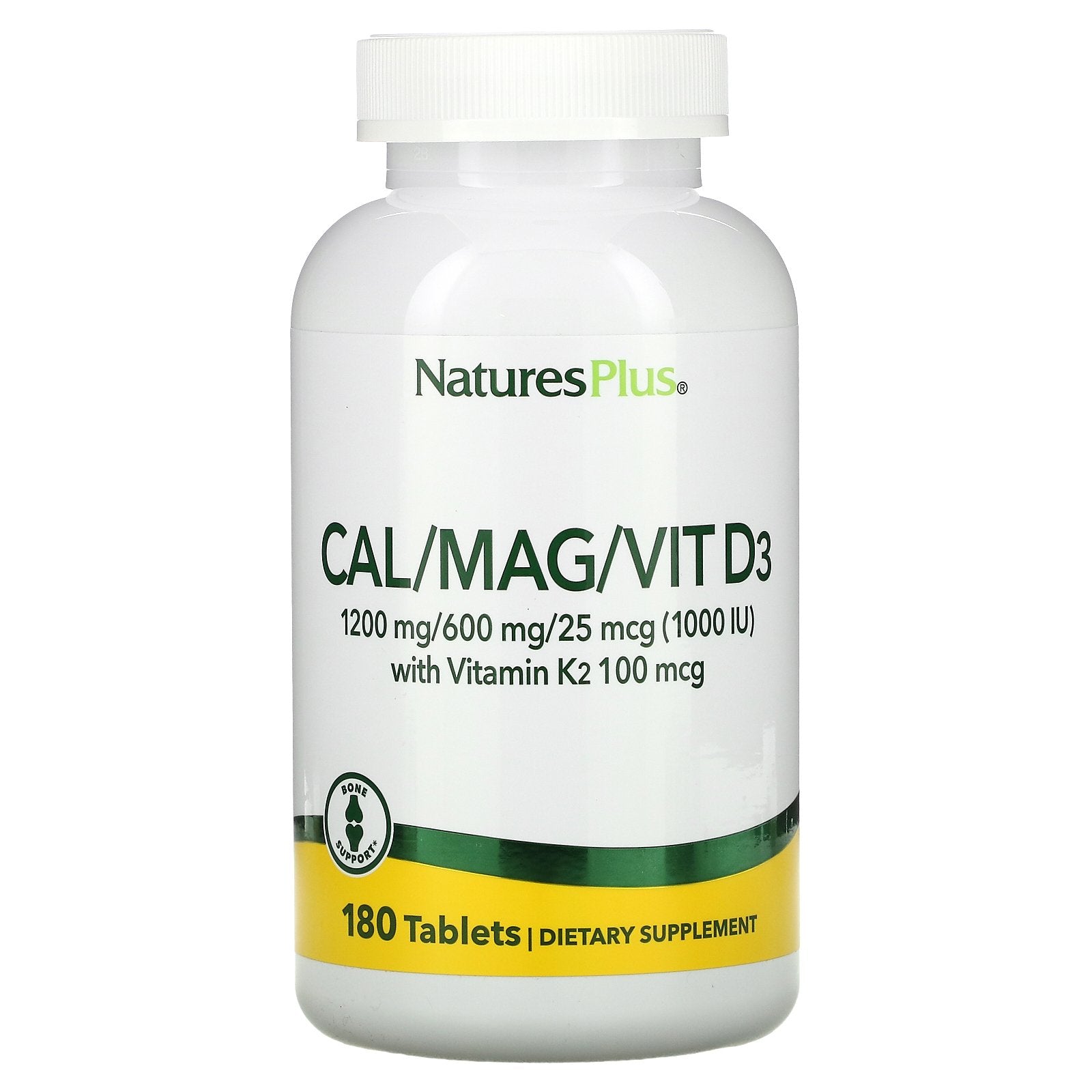 Nature's Plus, Cal/Mag/Vit D3 with Vitamin K2