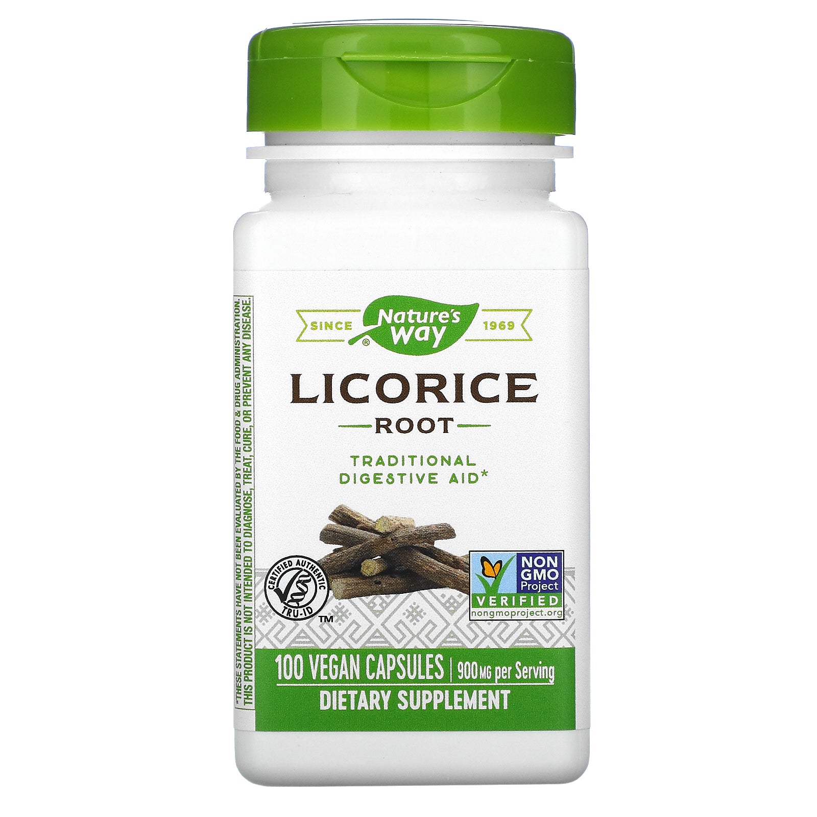 Nature's Way, Licorice Root, 450 mg, Vegan Capsules