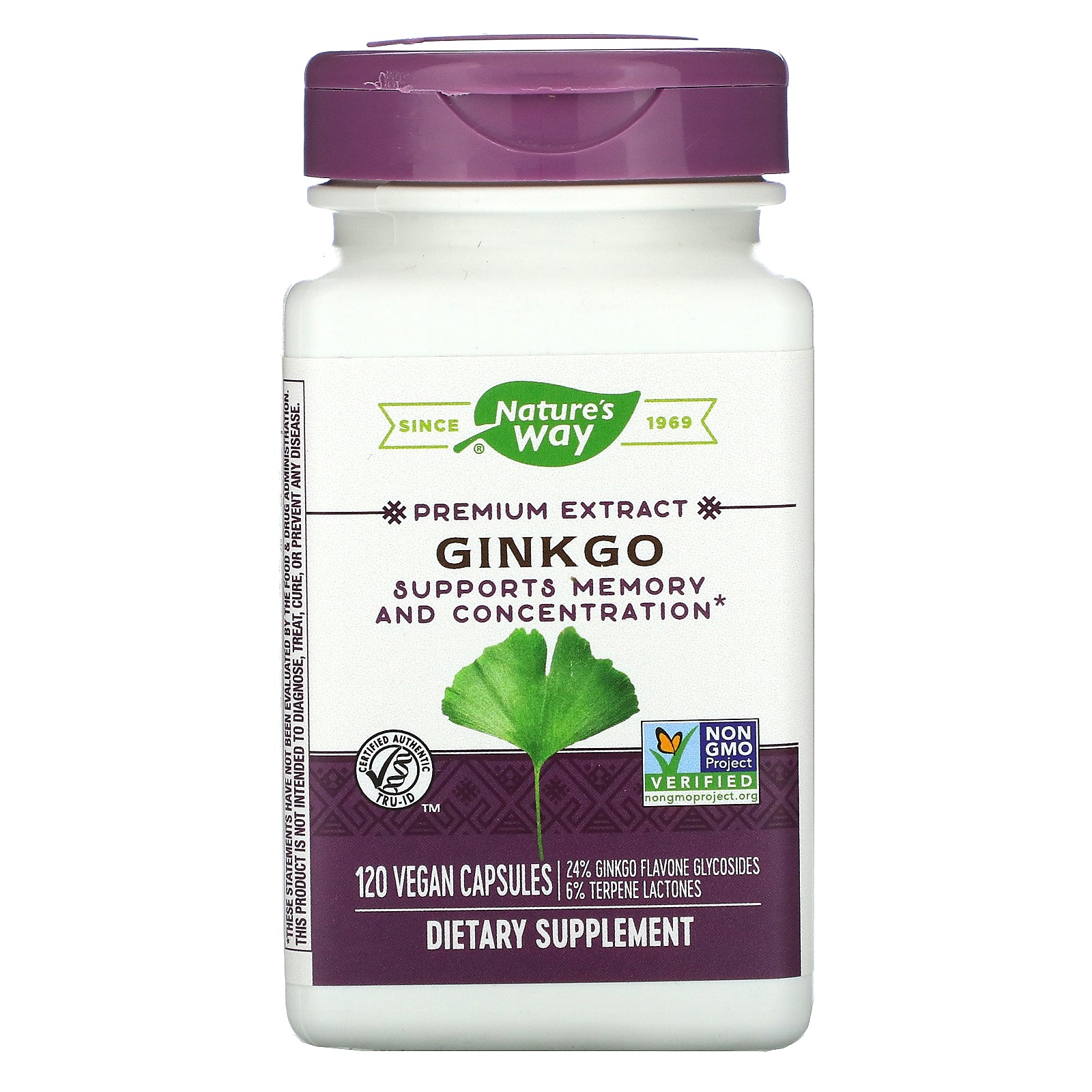 Nature's Way, Ginkgo, Vegan Capsules