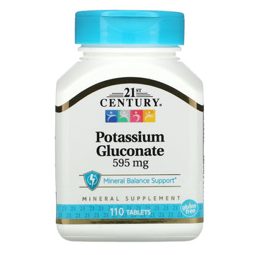 21st Century, Potassium Gluconate, 595 mg