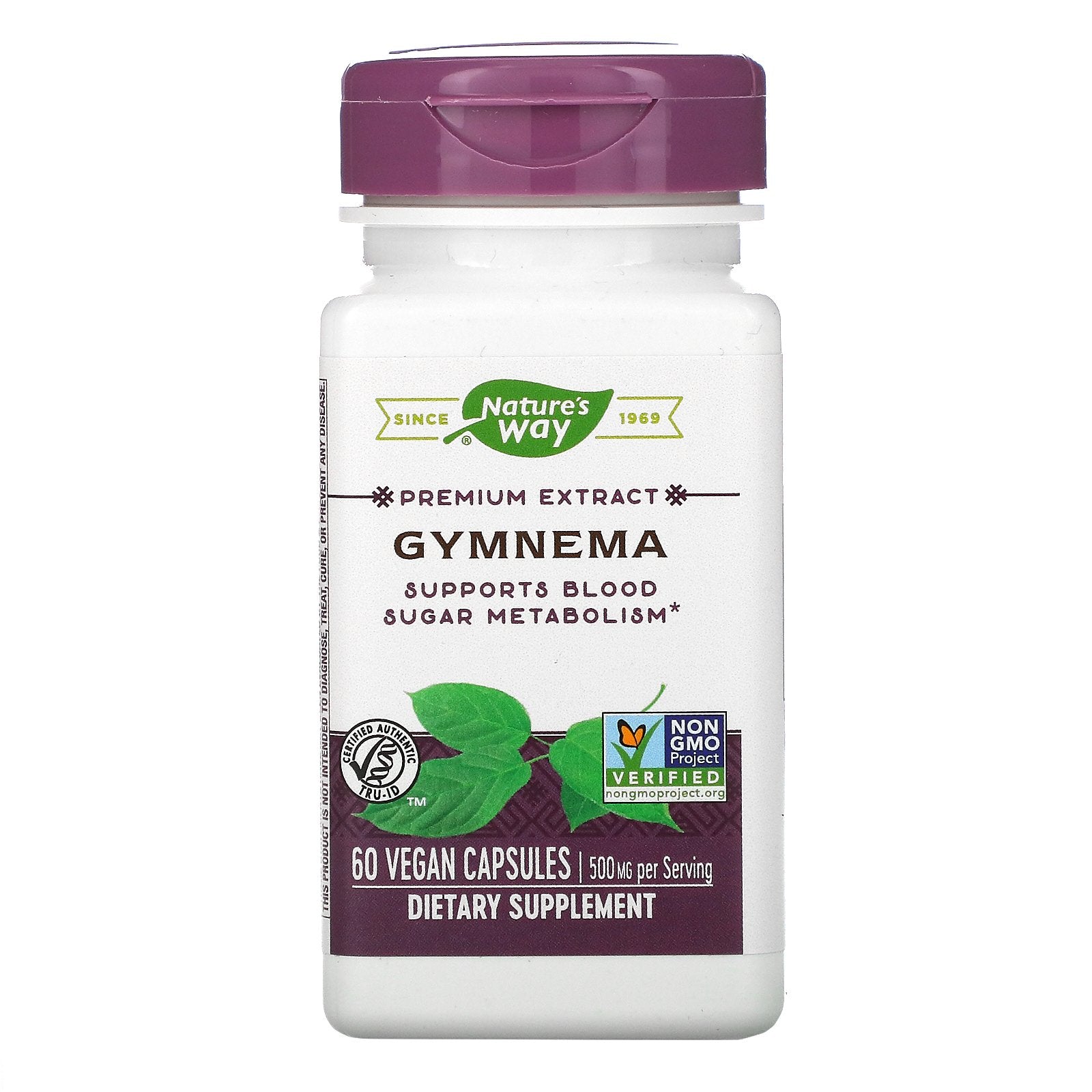 Nature's Way, Gymnema, 500 mg, Vegan Capsules