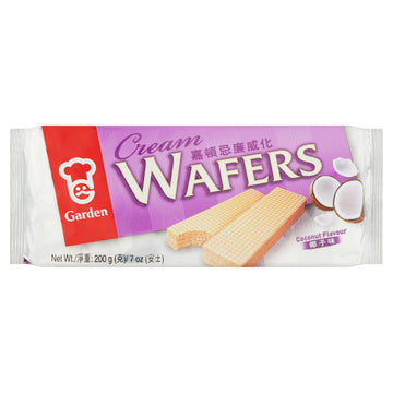 Garden: Coconut Flavour Cream Wafers