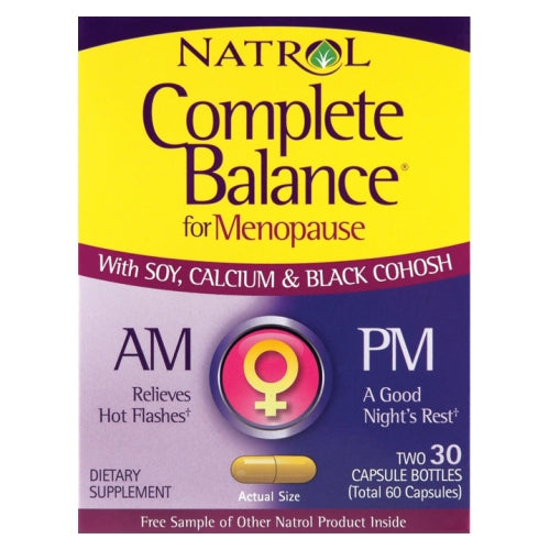 Complete Balance AM/PM Menopause Formula 30AM+30PM Caps By N