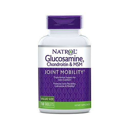 Glucosamine Chondroitin & MSM 150 Tabs By Natrol