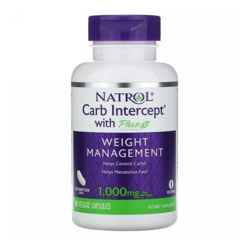 White Kidney Bean Carb Intercept Phase2 60 caps By Natrol