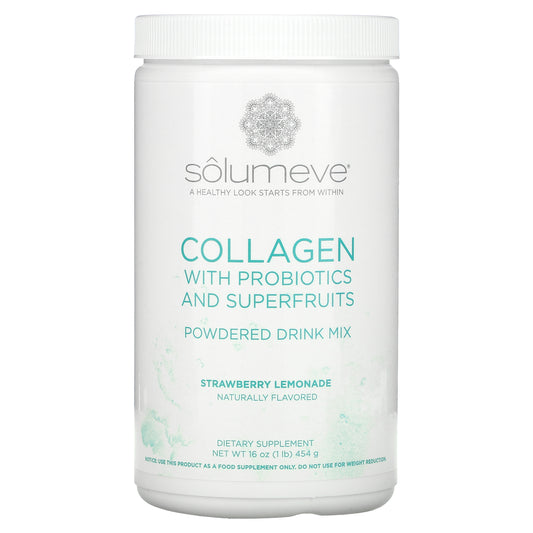 Solumeve, Collagen with Probiotics and Superfruits, Powdered Drink Mix, 16 oz (454 g)